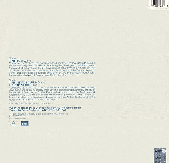 Tina* : When The Heartache Is Over (12")