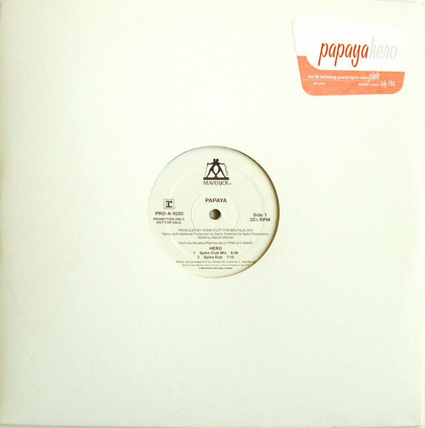 Papaya* : Hero (12", Promo)