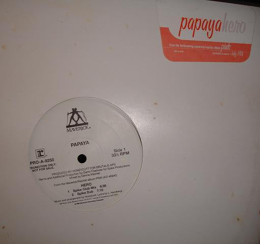 Papaya* : Hero (12", Promo)