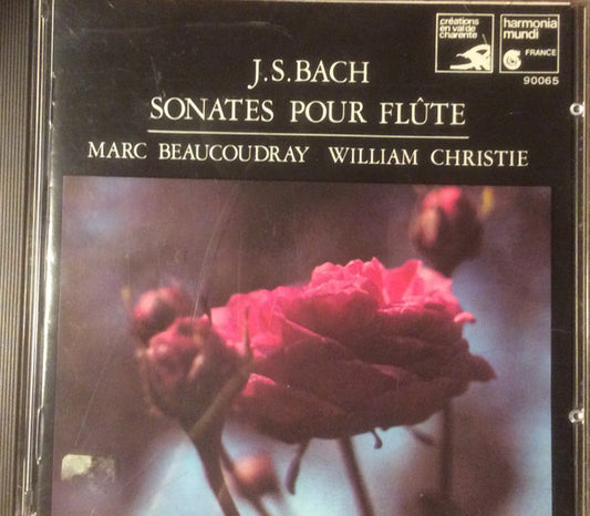 Johann Sebastian Bach, Marc Beaucoudray, William Christie : Sonates pour Flûte et Clavecin (CD, Album)