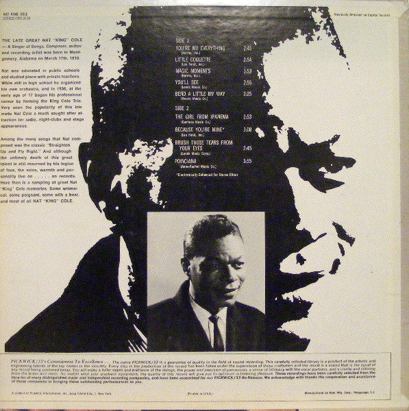 Nat King Cole : You're My Everything (LP, Comp)