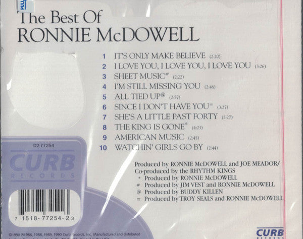 Ronnie McDowell : The Best Of Ronnie McDowell (CD, Comp)