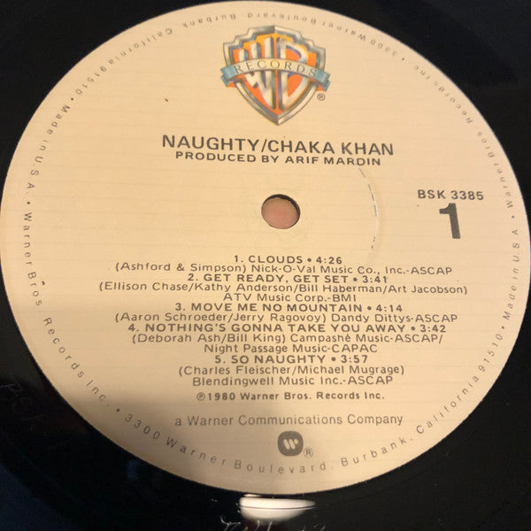 Chaka Khan : Naughty (LP, Jac)