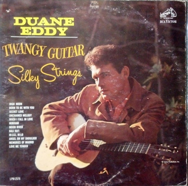 Duane Eddy : Twangy Guitar Silky Strings (LP, Album, Mono)