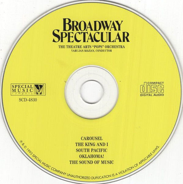 The Theatre Arts "Pops" Orchestra, Varujan Kojian : Broadway Spectacular (3xCD)
