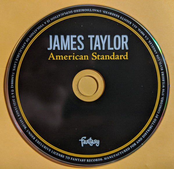 James Taylor (2) : American Standard (CD, Album, Tar)