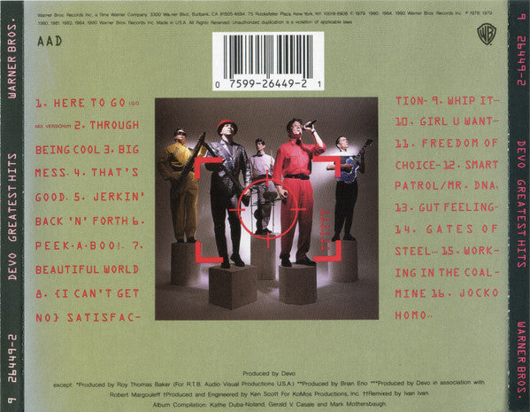 Devo : Greatest Hits (CD, Comp)