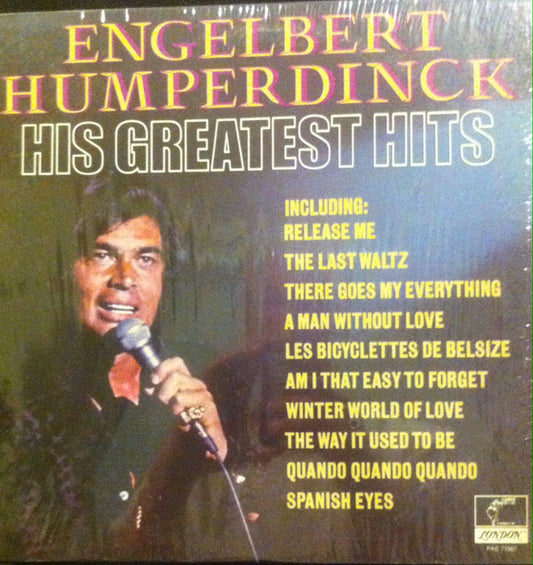 Engelbert Humperdinck : His Greatest Hits (LP, Comp, She)
