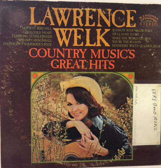 Lawrence Welk : Country Music's Great Hits (LP, Album, RE, Mon)