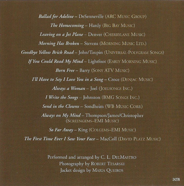 C. L. DelMastro : Piano Memories (CD, Album)