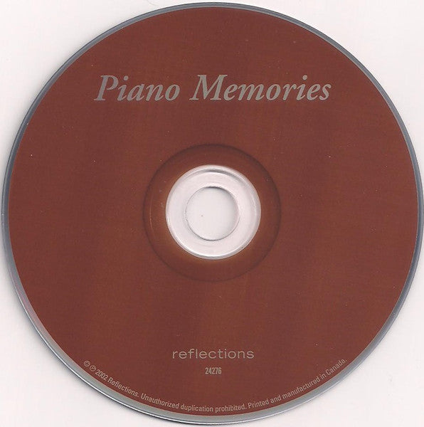 C. L. DelMastro : Piano Memories (CD, Album)