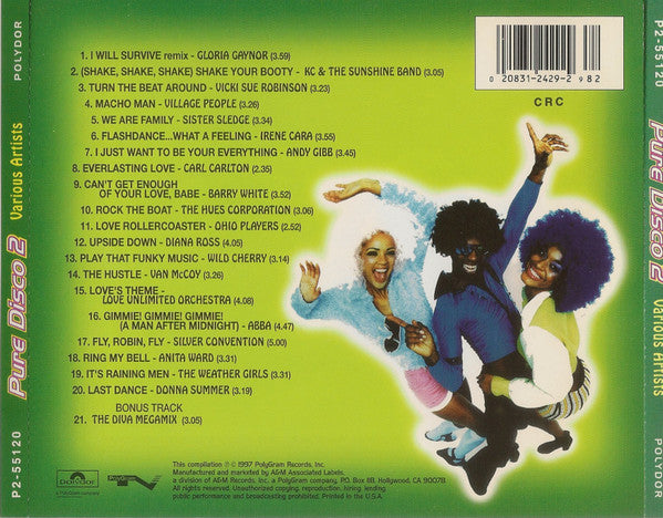 Various : Pure Disco 2 (CD, Comp, Club, CRC)