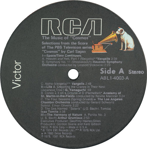 Various : The Music Of Cosmos (LP, Comp)