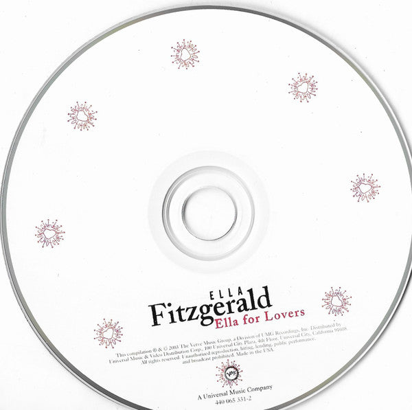 Ella Fitzgerald : Ella For Lovers (CD, Comp)