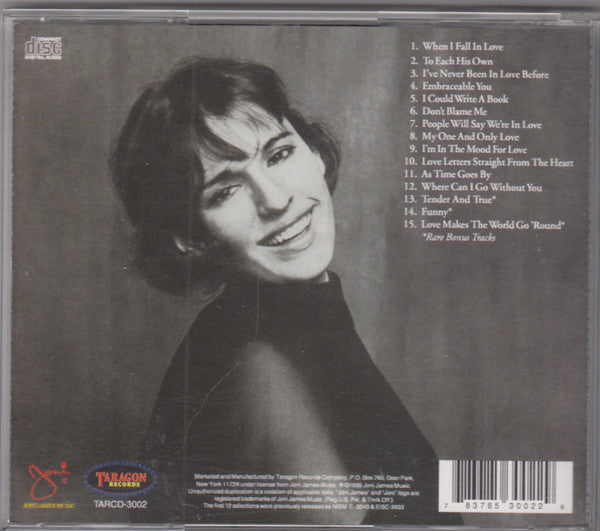 Joni James : When I Fall In Love (CD, Album, RE)