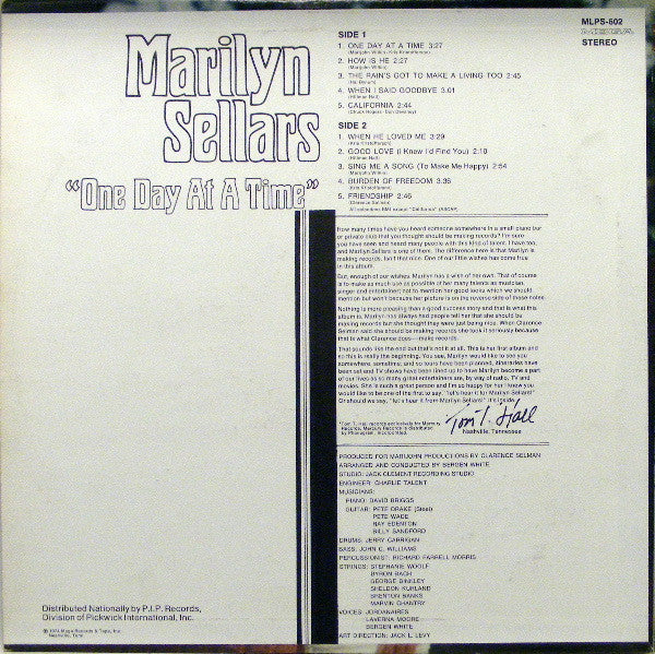 Marilyn Sellars : One Day At A Time (LP, Album)