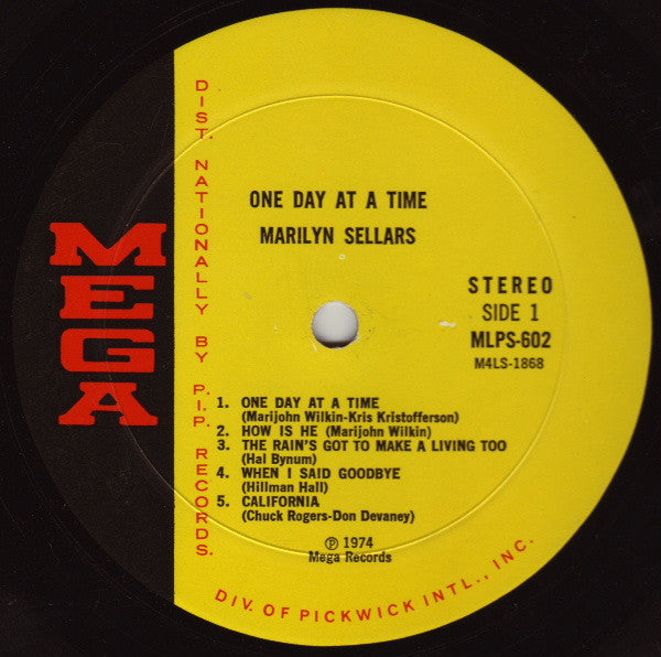 Marilyn Sellars : One Day At A Time (LP, Album)