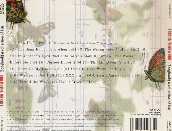 Trisha Yearwood : (Songbook) A Collection Of Hits (HDCD, Comp, Club)