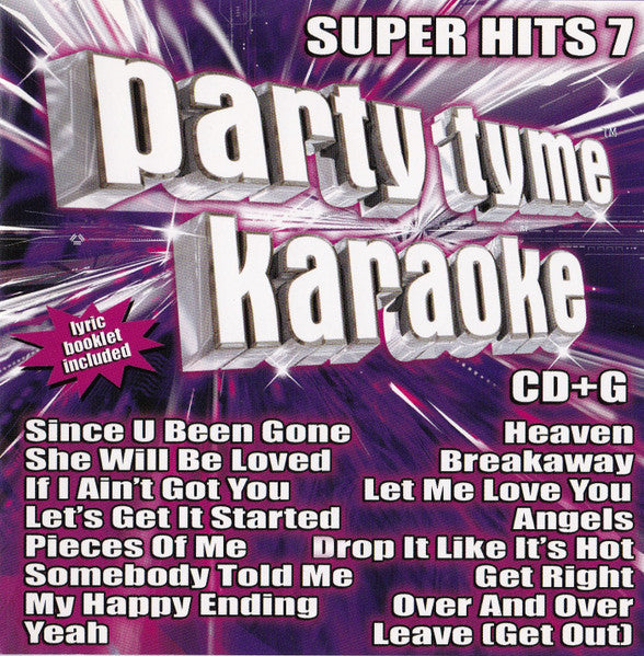 Unknown Artist : Party Tyme Karaoke - Super Hits 7 (CD+G, Album)