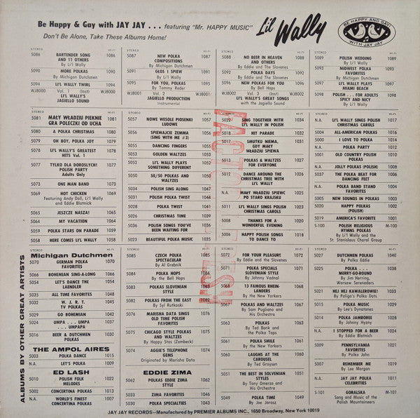 Li'l Wally And The Harmony Boys : Li'l Wally's Greatest 15 Original Hits (LP, Album)