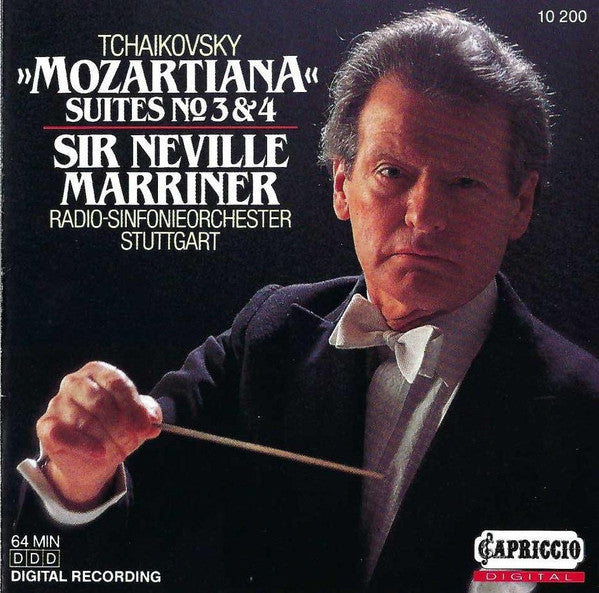 Pyotr Ilyich Tchaikovsky – Sir Neville Marriner, Radio-Sinfonieorchester Stuttgart : »Mozartiana« Suites № 3 & 4 (CD, Album, Club)