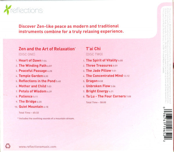 Anzan, Tomas Walker : Zen Music For Relaxation (2xCD, Comp)