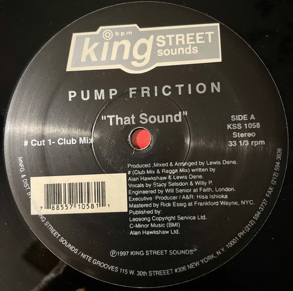 Pump Friction : That Sound (12")
