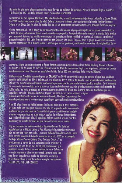 Selena : Live The Last Concert (DVD-V)