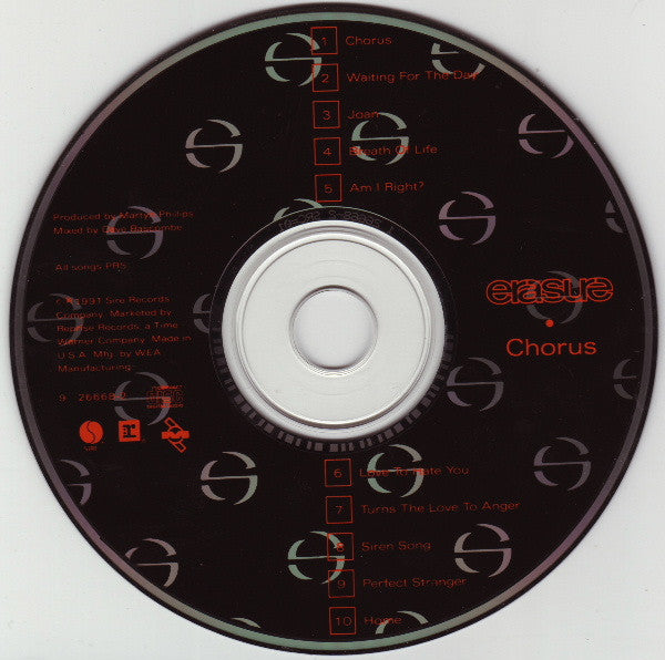 Erasure : Chorus (CD, Album, Spe)
