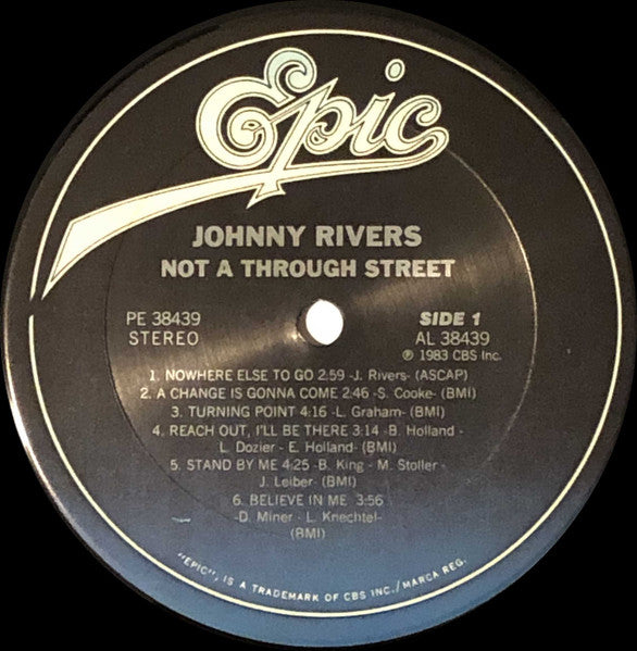 Johnny Rivers : Not A Through Street (LP, Album, RE)