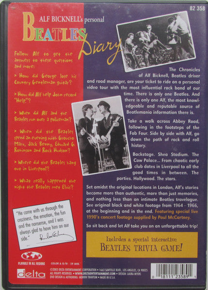 The Beatles : Beatles Diary (DVD-V, Unofficial, Doc)
