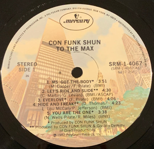 Con Funk Shun : To The Max (LP, Album, 26)