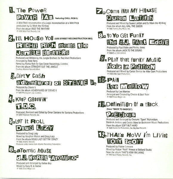 Various : Best Of '90s Dance Music Vol. 1 (Hip-House Jam) (CD, Comp)