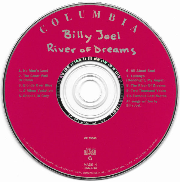 Billy Joel : River Of Dreams (CD, Album)