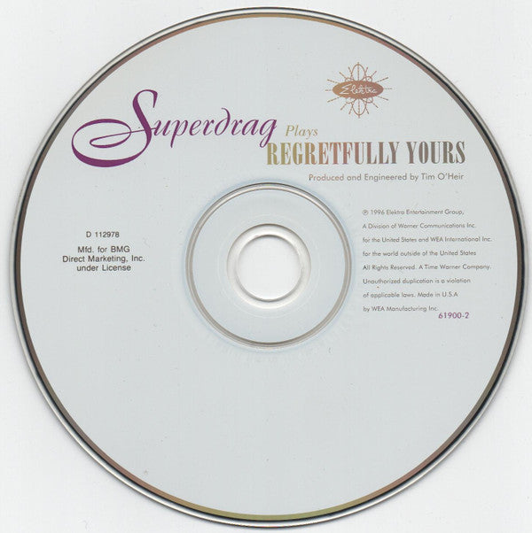 Superdrag : Regretfully Yours (CD, Album, Club)