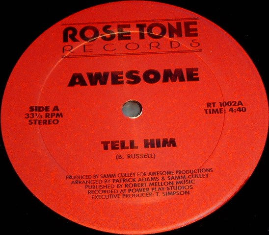 Awesome (8) : Tell Him (12")