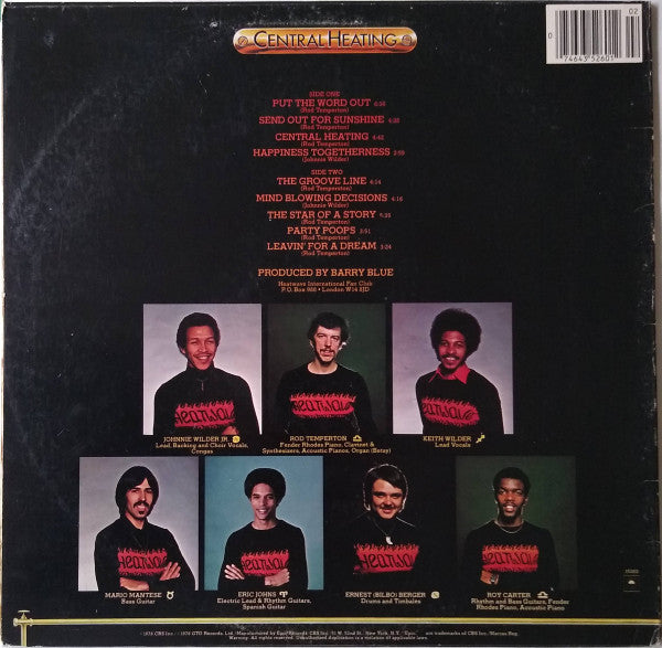 Heatwave : Central Heating (LP, Album, RE, Car)