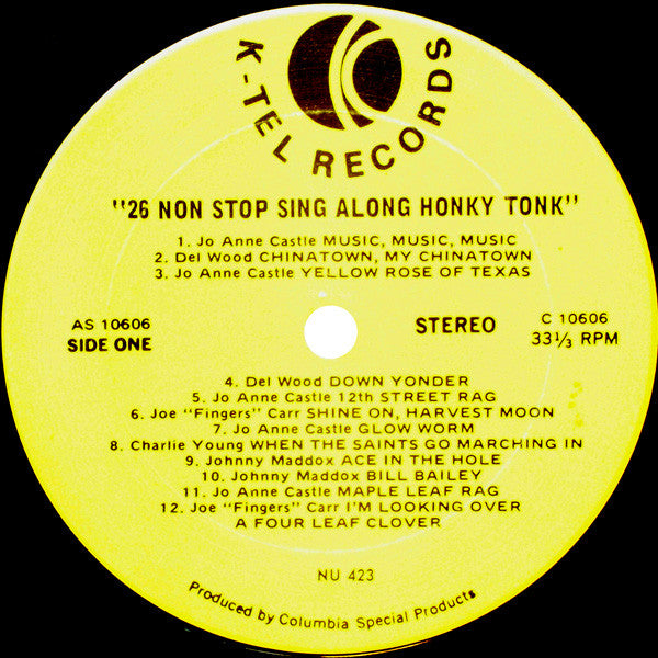 Various : 26 Non Stop Sing Along Honky Tonk  (Vol. 1) (LP, Comp, Ter)