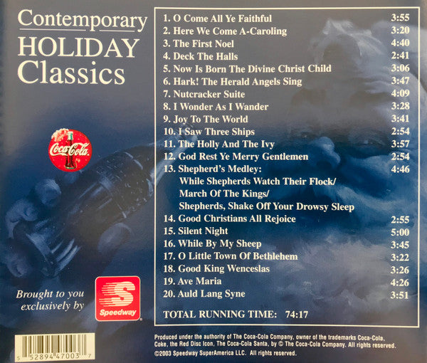 Unknown Artist : Contemporary Holiday Classics - Collector's Edition Volume 3 (CD)