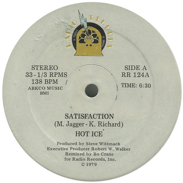 Hot Ice (13) : Satisfaction / Under My Thumb (12", Maxi)