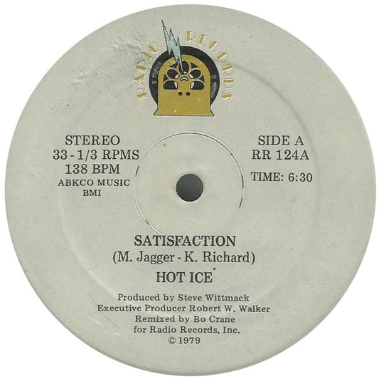 Hot Ice (13) : Satisfaction / Under My Thumb (12", Maxi)