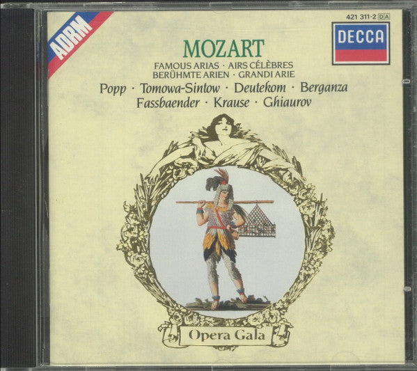 Popp*, Tomowa-Sintow*, Deutekom*, Berganza*, Fassbaender*, Krause*, Ghiaurov* : Mozart : Famous Arias - Airs Célèbres - Berühmte Arien - Grandi Arie (CD, Album, Comp)