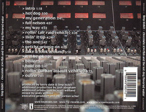 Limp Bizkit : Chocolate Starfish And The Hot Dog Flavored Water (CD, Album, Ltd + CD, Ltd)