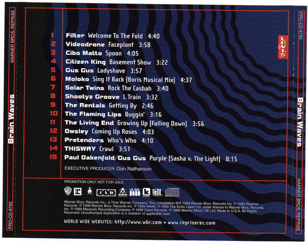 Various : Brain Waves (CD, Comp, Enh, Promo)