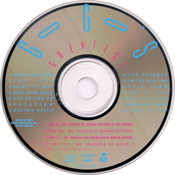 Go • Go's* : Greatest (CD, Comp, Club)