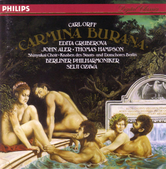 Carl Orff - Edita Gruberova • John Aler • Thomas Hampson • Shinyukai Choir • Knabenchor Des Staats- Und Domchores Berlin • Berliner Philharmoniker • Seiji Ozawa : Carmina Burana (CD)