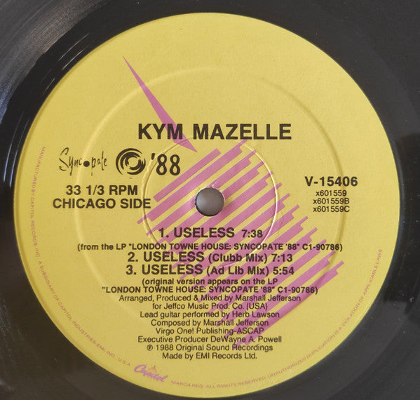 Kym Mazelle : Useless (12")