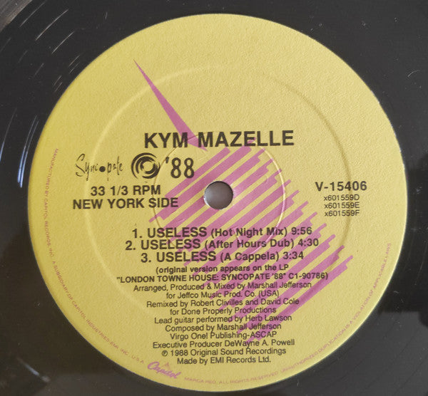 Kym Mazelle : Useless (12")