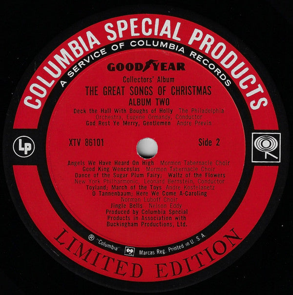 Various : The Great Songs Of Christmas (LP, Album, Comp)