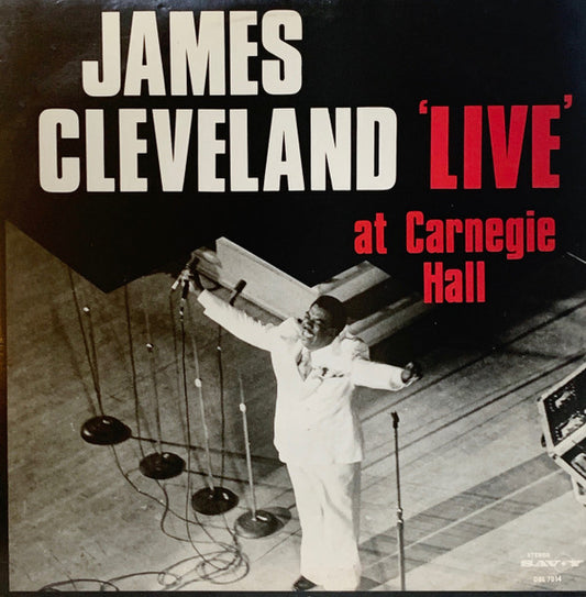 James Cleveland* : "Live" At Carnegie Hall (2xLP, Album)